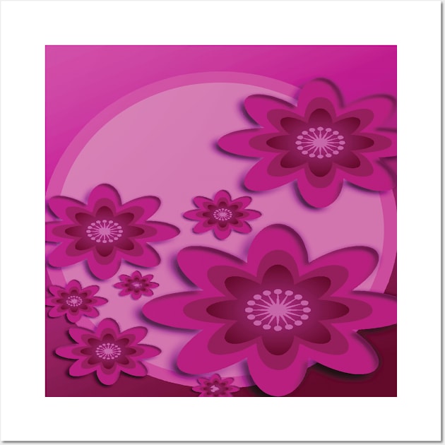 Floral Abstract Art Wall Art by BruceALMIGHTY Baker